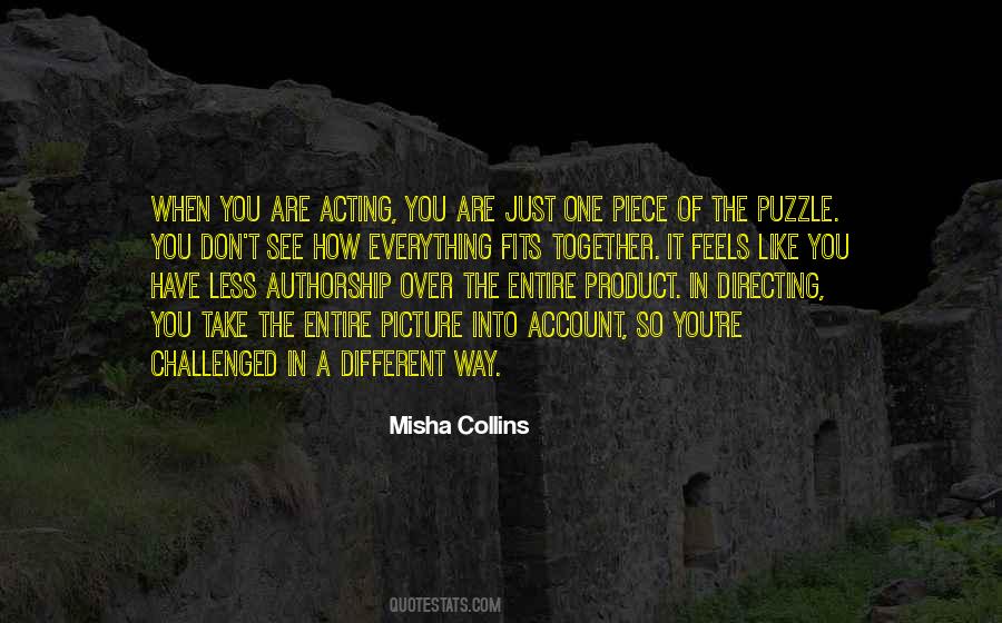 Puzzle One Quotes #1182994