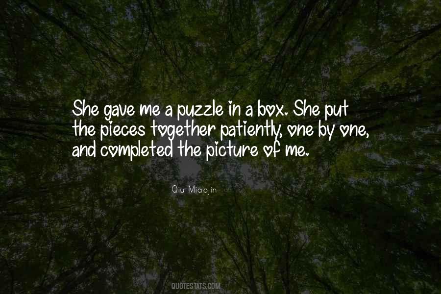 Puzzle One Quotes #1548005