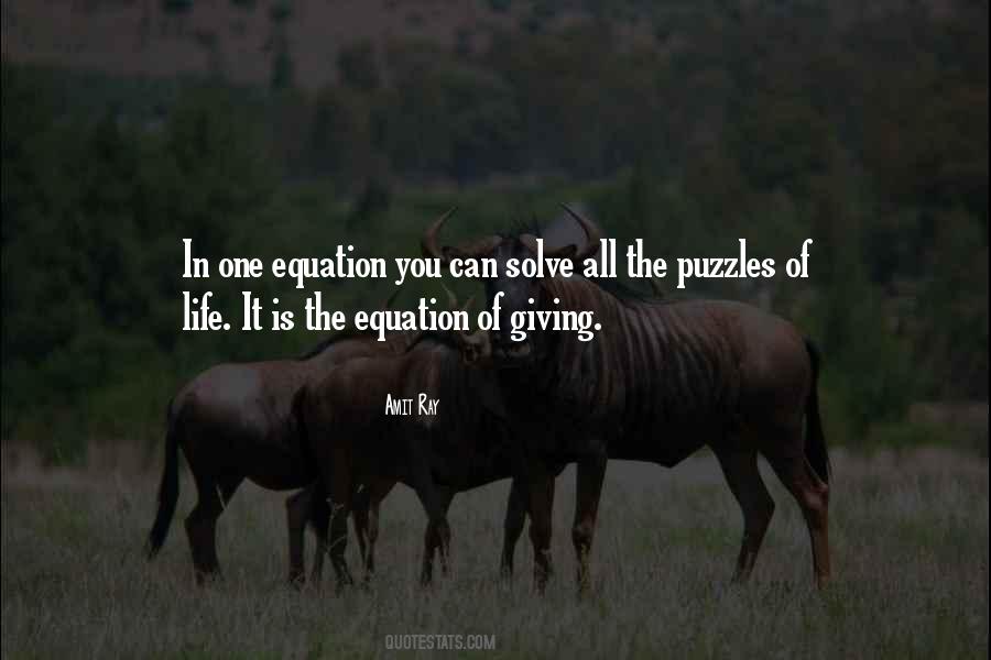 Puzzle One Quotes #278913