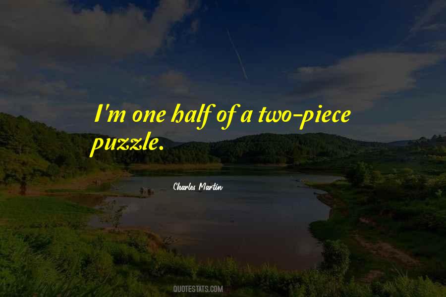 Puzzle One Quotes #821014