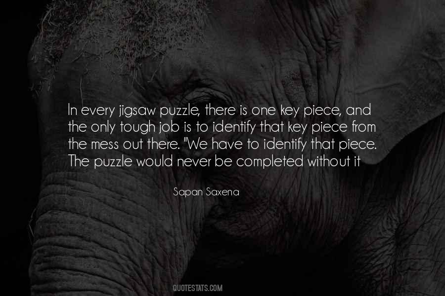 Puzzle One Quotes #925519
