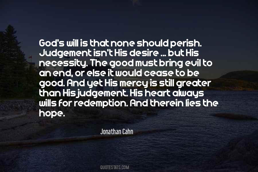 Quotes About God's Judgement #1367722