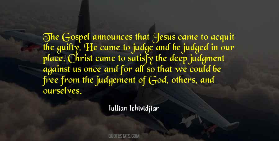 Quotes About God's Judgement #1485159