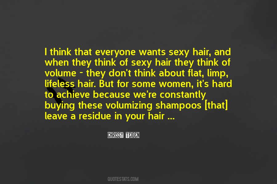 Quotes About Women's Hair #1147171