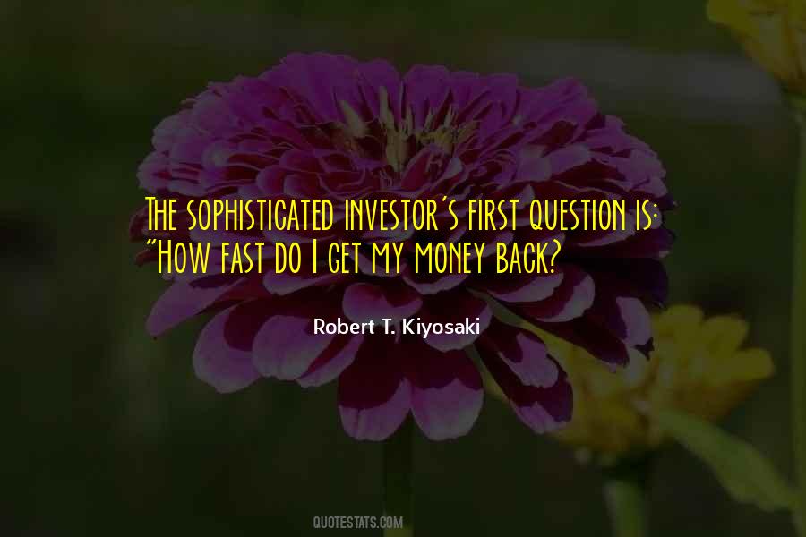 Quotes About Fast Money #294532