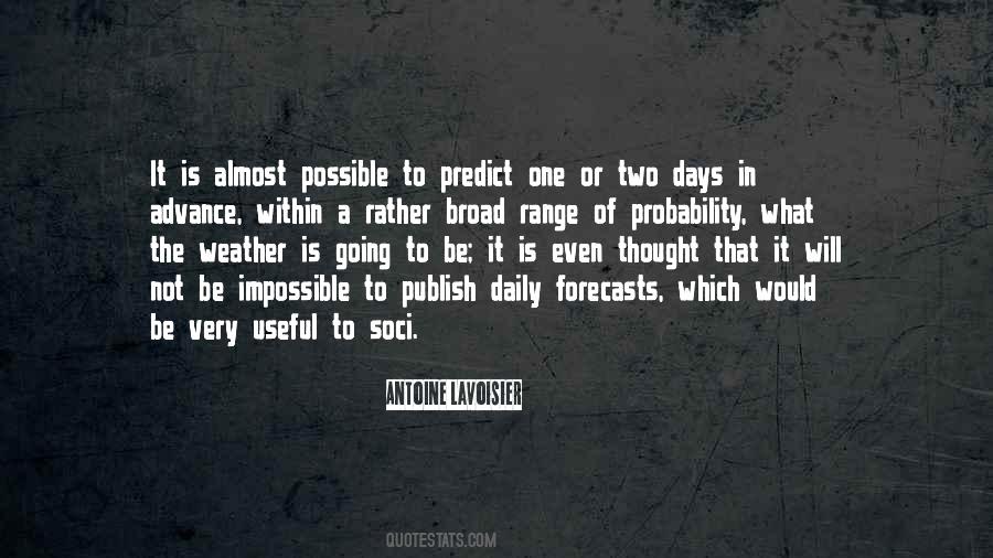 Quotes About Weather Forecasts #1422257