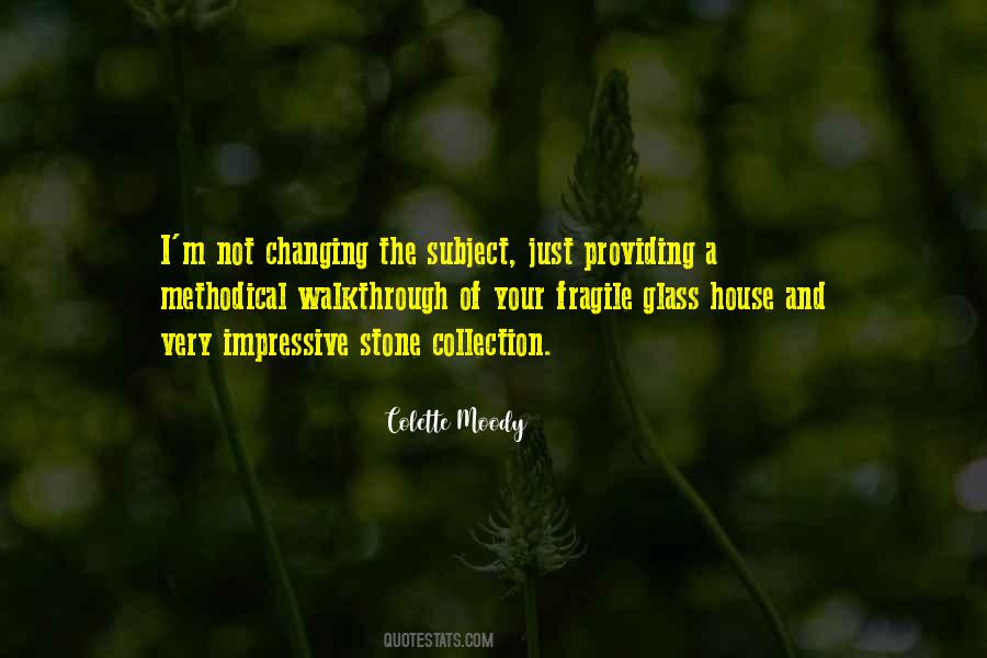 Quotes About Changing The Subject #1638789