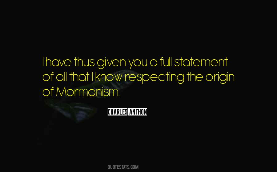 Quotes About Respecting #1185242