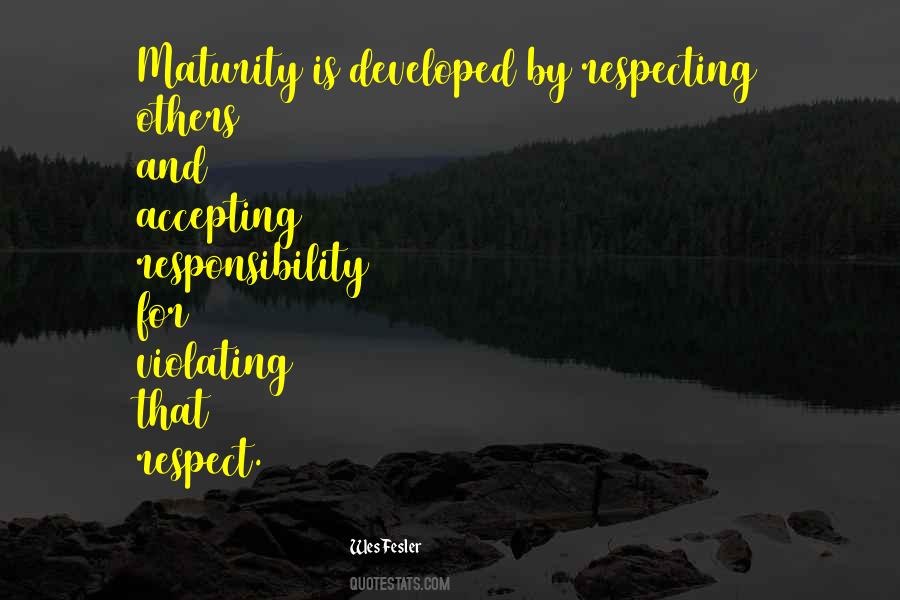 Quotes About Respecting #1661194