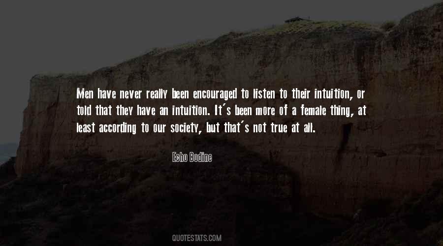 Quotes About Intuition #1146117