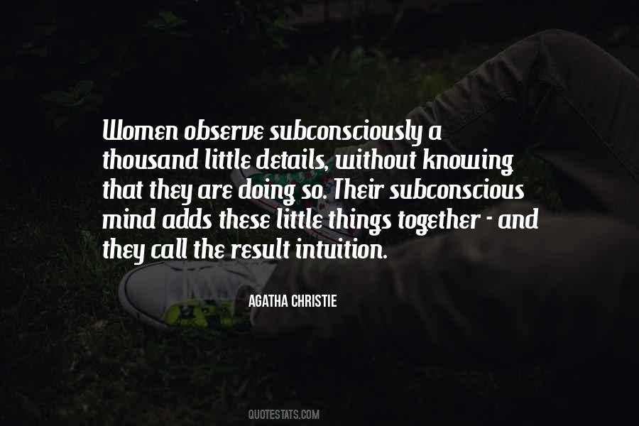 Quotes About Intuition #1160071