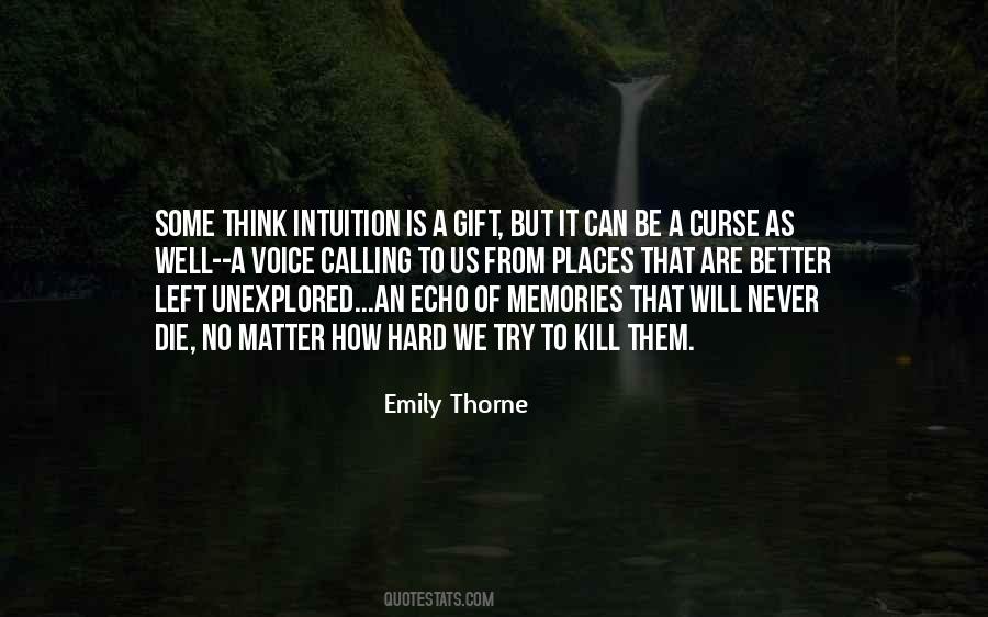 Quotes About Intuition #1196779