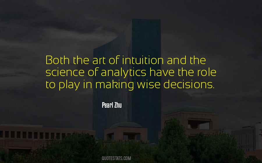 Quotes About Intuition #1223362