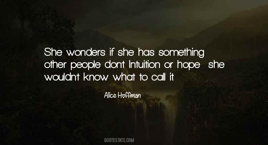 Quotes About Intuition #1239371