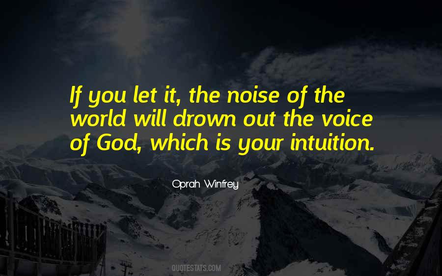 Quotes About Intuition #1376360