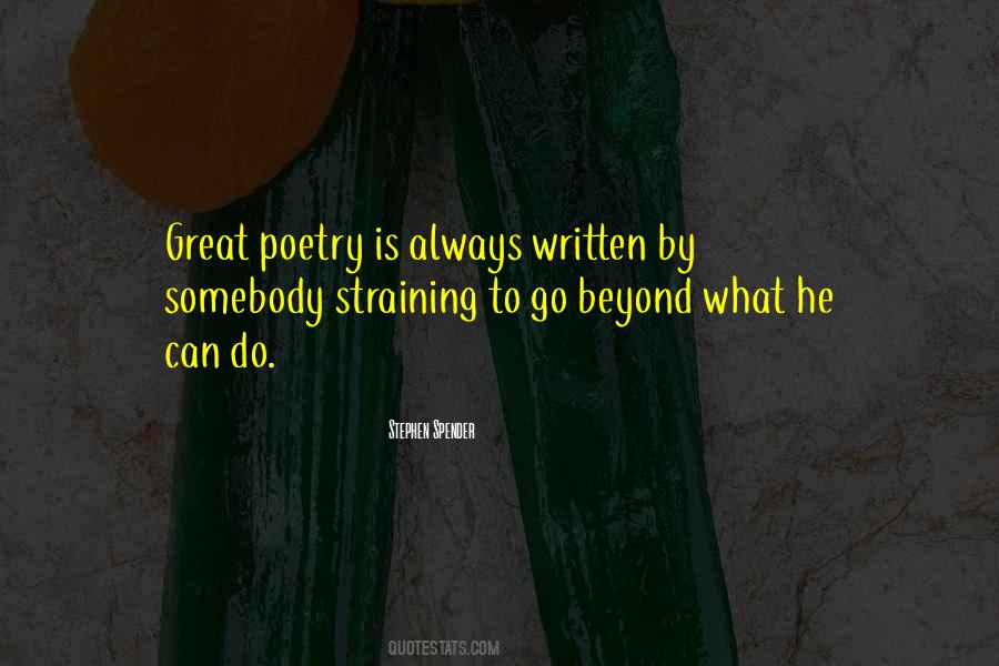 Quotes About Great Poetry #906610