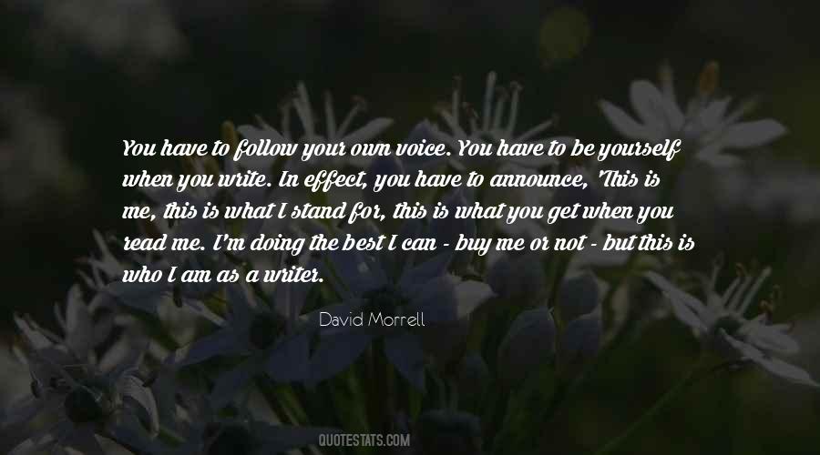 Quotes About Writer's Voice #1822215