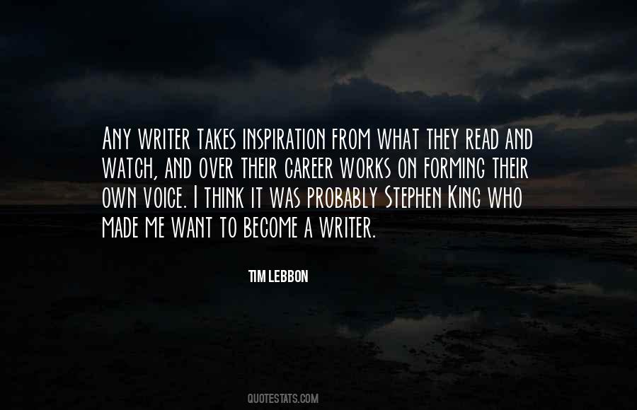 Quotes About Writer's Voice #673025