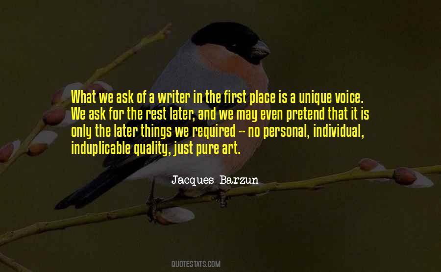 Quotes About Writer's Voice #721942