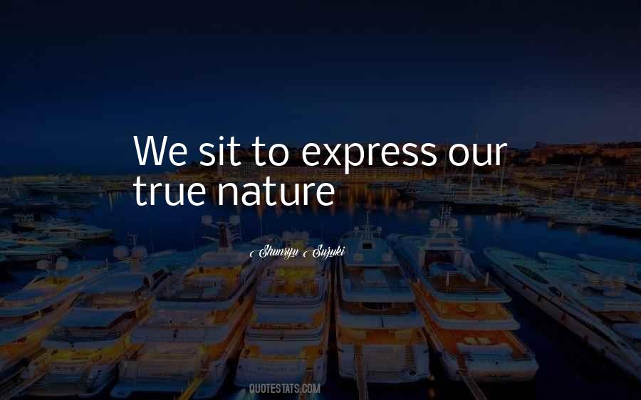 Quotes About Our True Nature #1016306