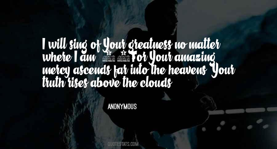 Quotes About Above The Clouds #660491