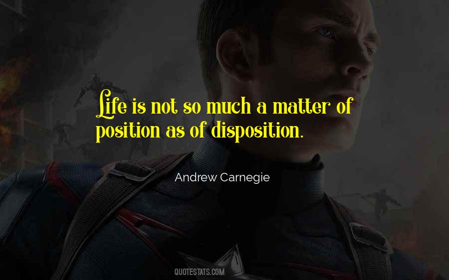 Quotes About Disposition #972909