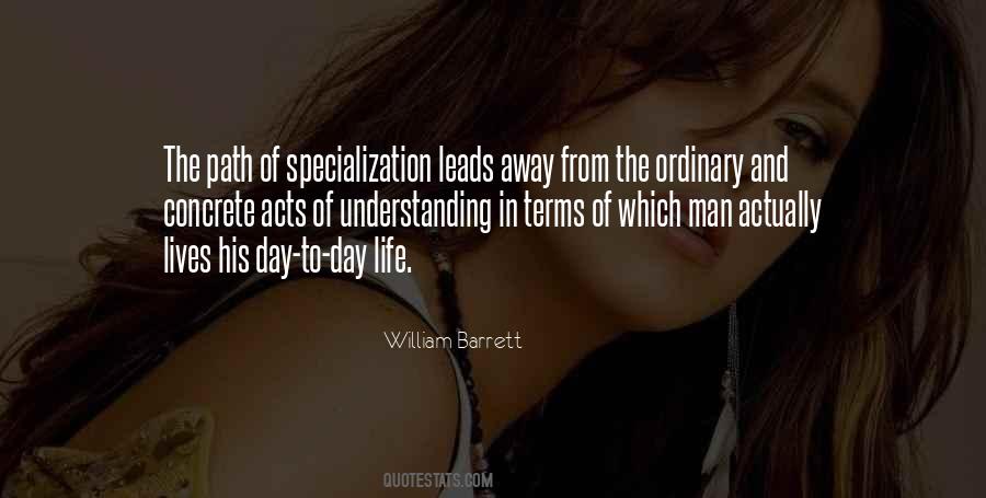 Quotes About Specialization #1040626