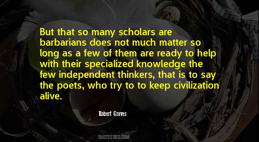 Quotes About Specialization #1718957