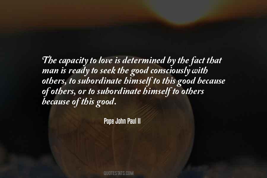 Quotes About Love Pope John Paul Ii #1115167