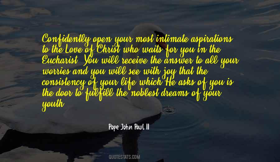 Quotes About Love Pope John Paul Ii #637036