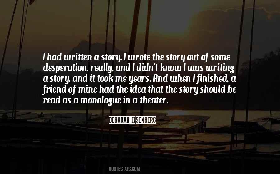 Quotes About Theater #1697385