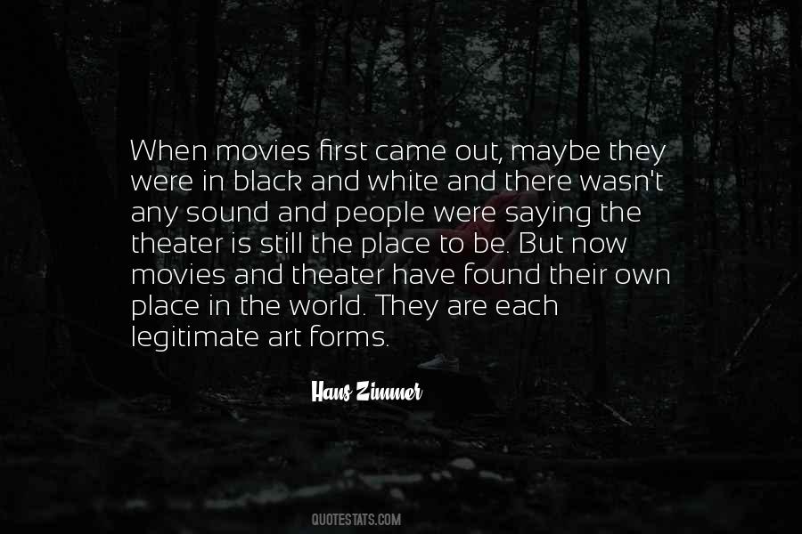 Quotes About Theater #1743765