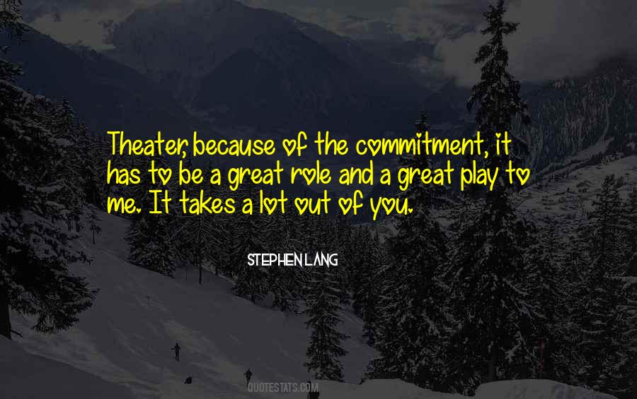 Quotes About Theater #1758664