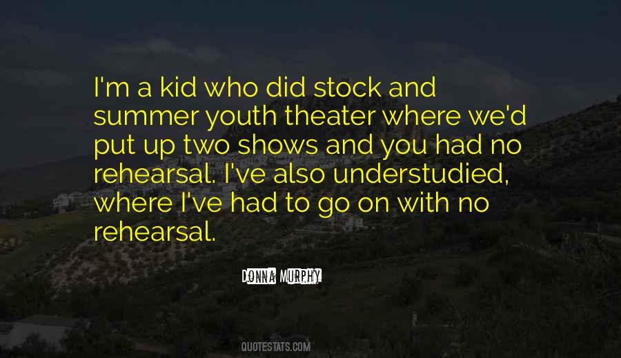 Quotes About Theater #1775532