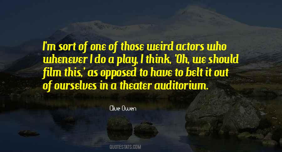 Quotes About Theater #1777088