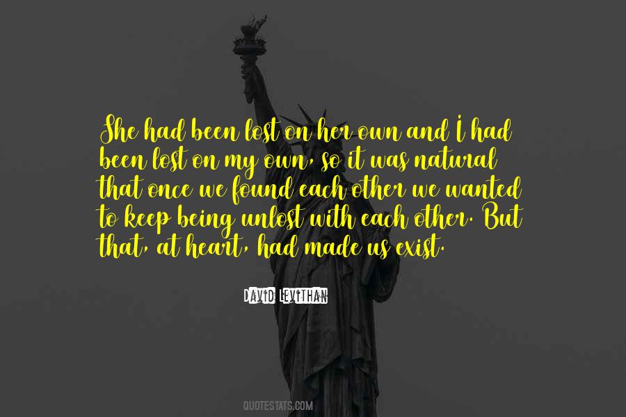 Quotes About Love Lost And Found Again #1837684