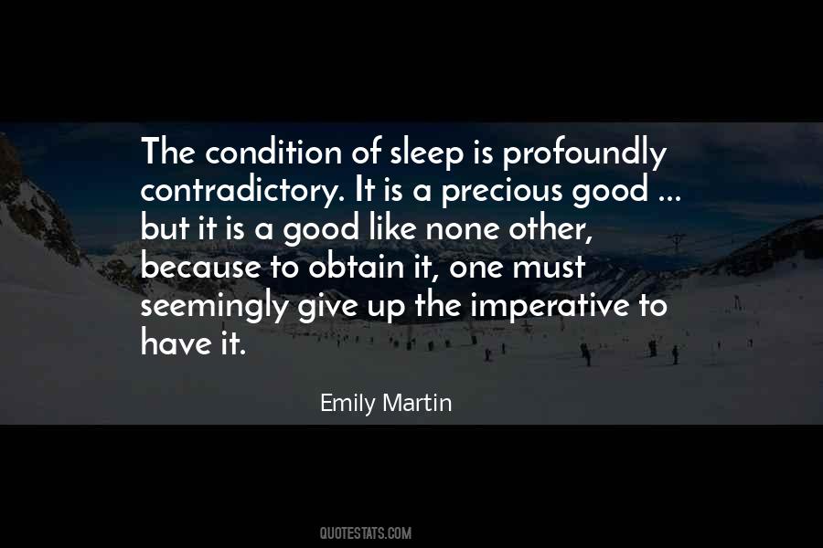 Sleep Is Good Quotes #276555