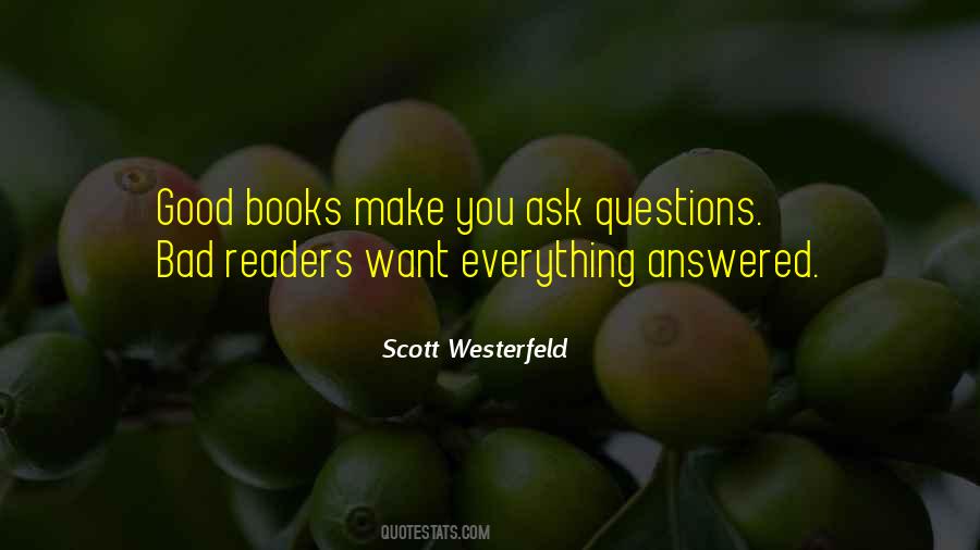 Quotes About Answered Questions #1143300