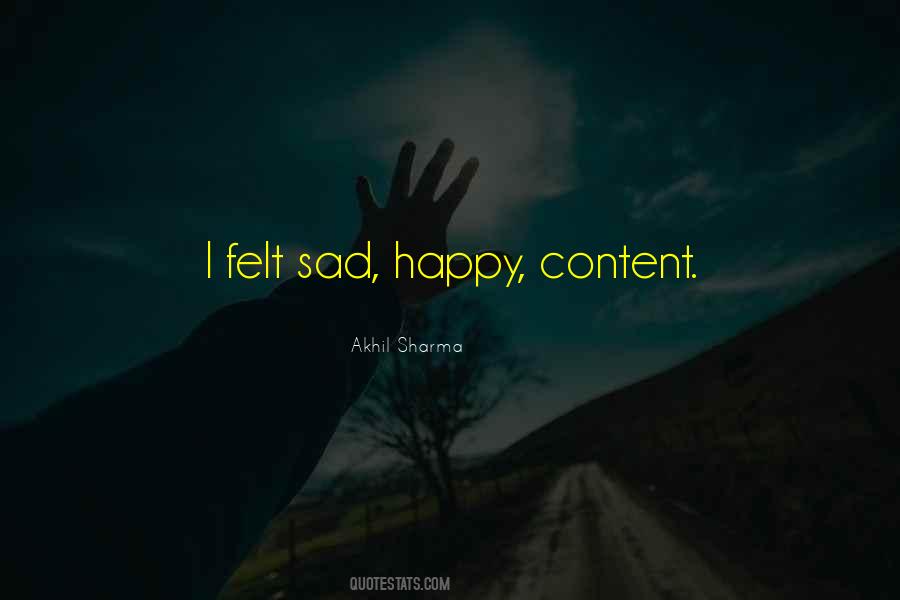 Quotes About Happy Sad #68467