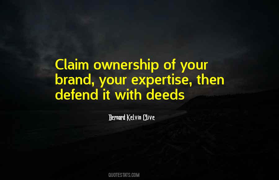 Quotes About Ownership #996138