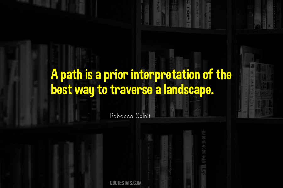 Quotes About Traverse #681502