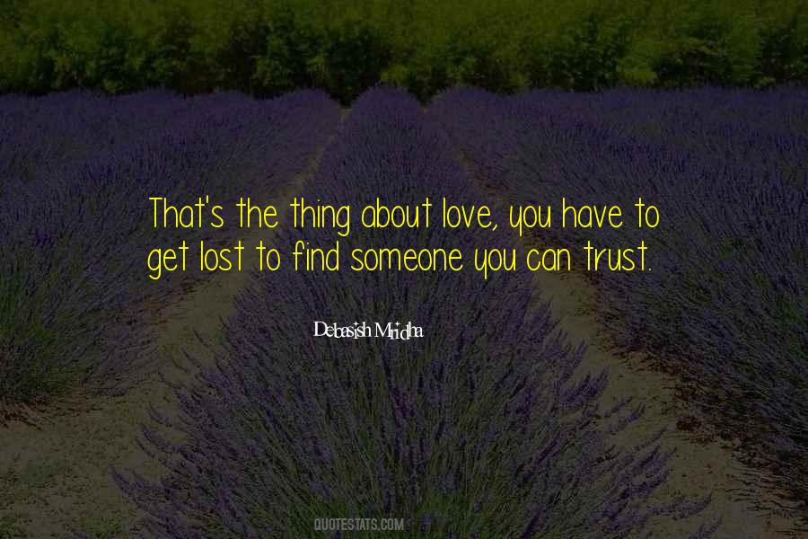 Quotes About About Trust #182084