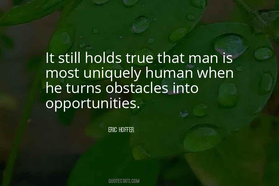 Quotes About Obstacles And Opportunities #1506033