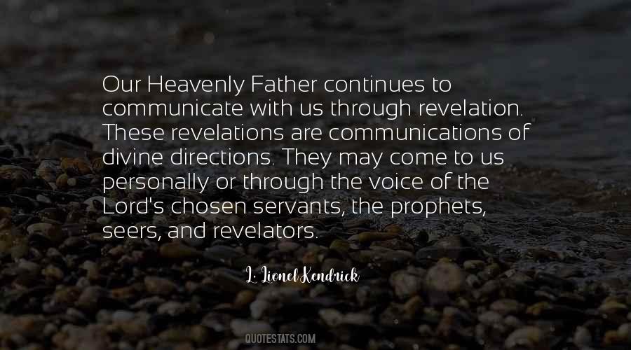 Quotes About Our Heavenly Father #1323591