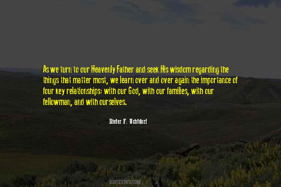 Quotes About Our Heavenly Father #991946