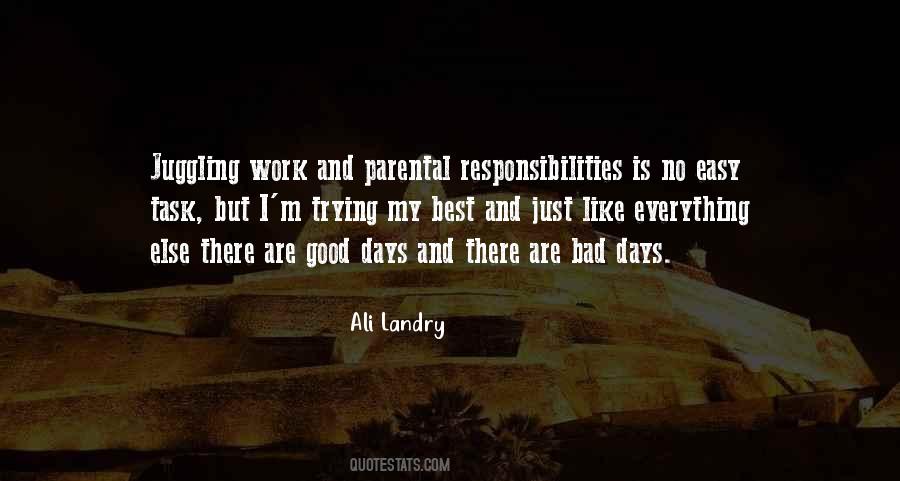 Parental Responsibilities Quotes #731091