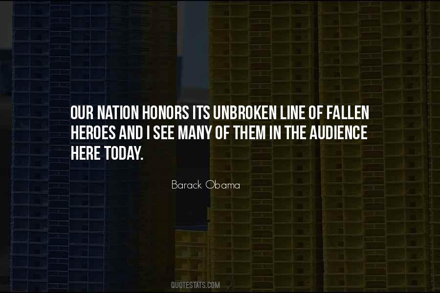 Quotes About Fallen Heroes #1762262