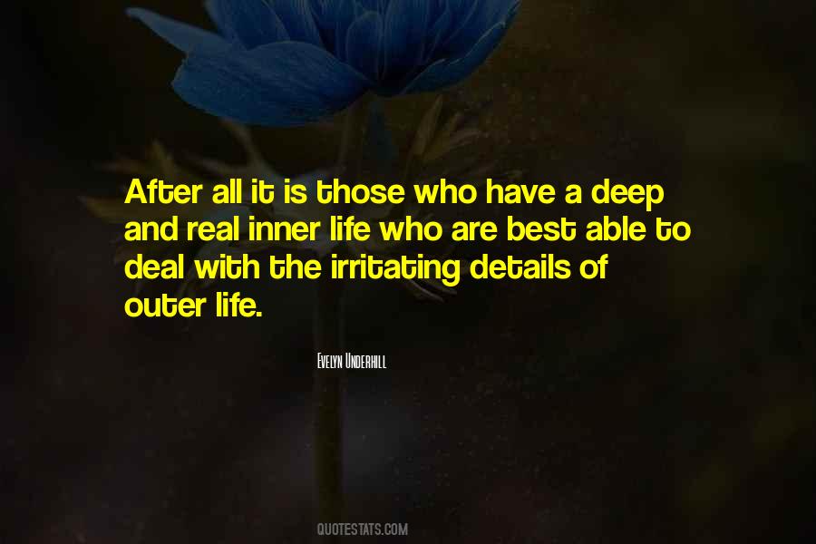 Outer Life Quotes #1146668