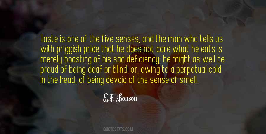 Quotes About Our Five Senses #913704