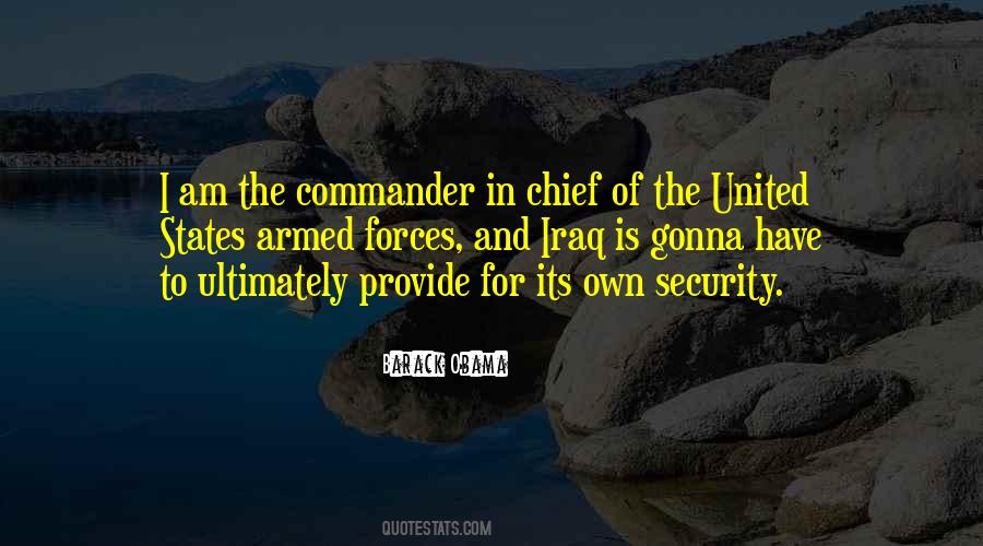 Quotes About Commander In Chief #1005289